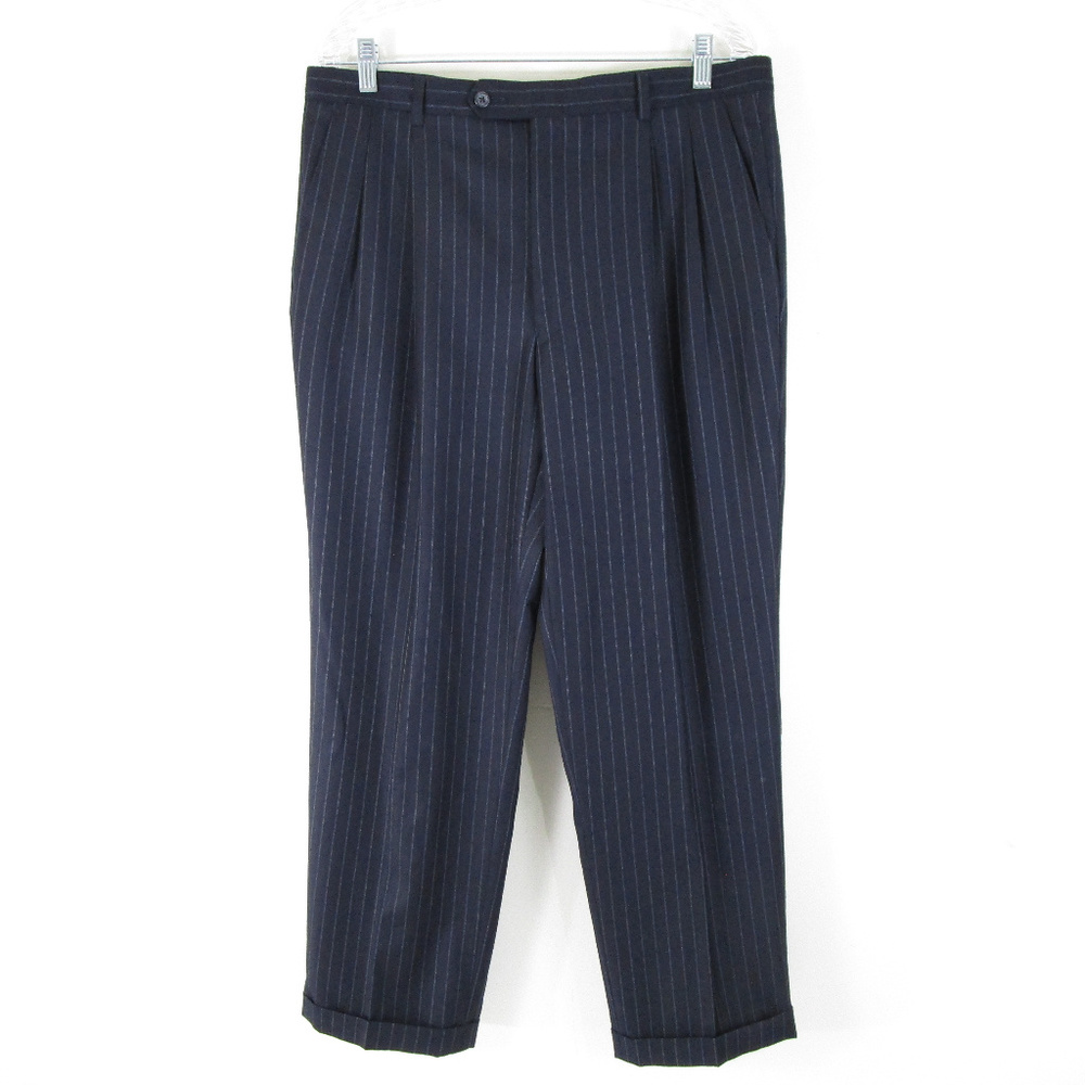 SOLDBurberry London Pinstripe Wool Suit 40R - Picture 7 of 8